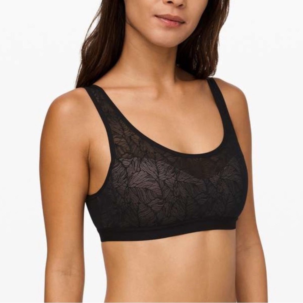 Lululemon Shadow Mesh Bra *Leaf‎ Sz Extra Small